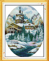 Cross Stitch Kits - Winter Coastal