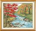 Cross Stitch Kits - Autumn Landscape