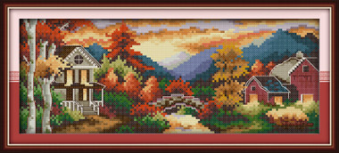 Cross Stitch Kits - Autumn Castle