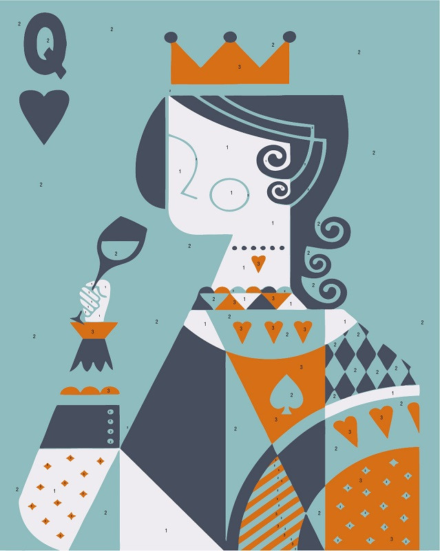 Paint by Numbers 40x50cm Queen