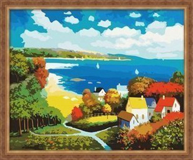 Colourful Beachside Houses