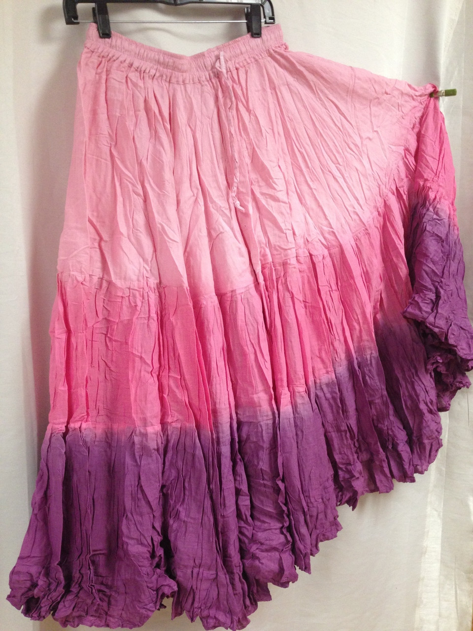 DIP DYE- 25-Yard Pure Cotton Skirts - Pink Purple Lavendar Hues ...