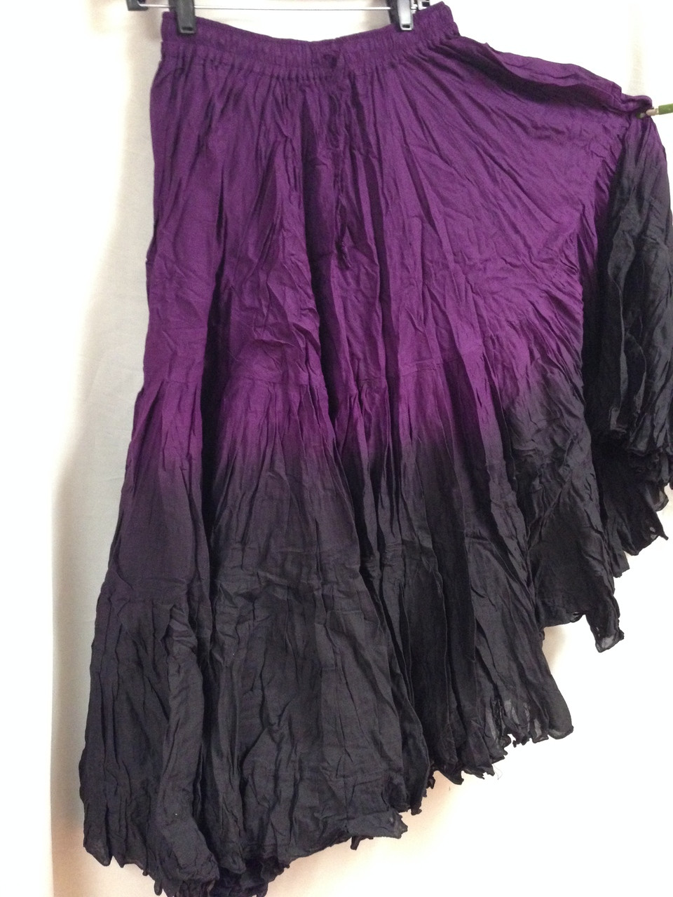 DIP DYE- 25-Yard Pure Cotton Skirts - Shaded Purple Black - Magical ...