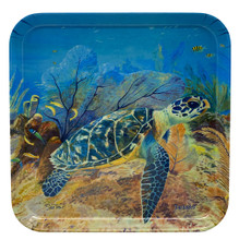 Turtle Garden melamine tray.