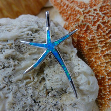 Pendant Starfish - thin, small, slide