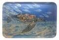 Melamine tray with the Turtle Harmony design.