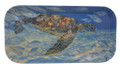Melamine tray with the Turtle Harmony design.