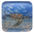 Melamine tray with the Turtle Harmony design.