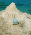 Larimar and silver pendant.