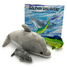 Dolphin Discovery book and character collectible toys.