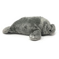 Hugh manatee, the grandad in the book Manatee Magic.
