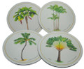Set of 4 different placemats featuring paintings by Holly Trew.