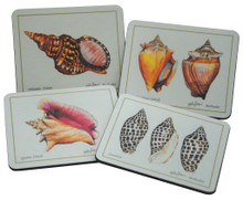 Set of 4 different coaters featuring paintings by Holly Trew.