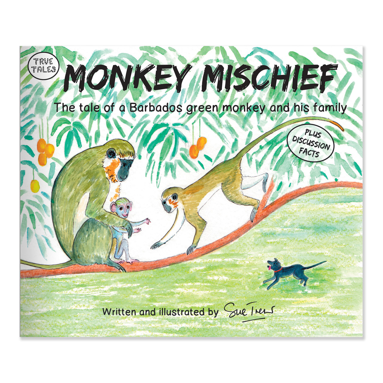 Monkey Mischief book - the tale of a Barbados green monkey and his family.  - Best of Barbados Gift Shops