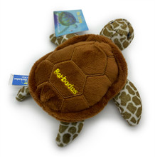 A plush magnet turtle with Barbados.