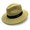 Safari hat with black band.