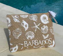 Barbados shell pouch.