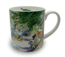 The front of the the Blue Boats mug. 