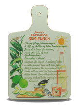 Rum punch mini chopping board. 