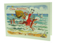 Santa and Sea Christmas card, Barbados.