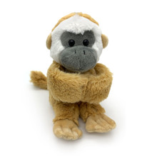 Hug the huggable monkey.