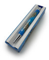 Turtle gift pen in lovely art covered box. 