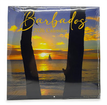 A 2026 calendar with beautiful photographs of Barbados on every month.
