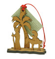 Christmas 3D Decoration Mary and Joseph