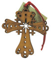 Wood Christmas Decoration Cross