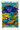 Hand screen printed Barbados reef tea-towel.