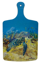 Large Chopping Board Turtle Garden.