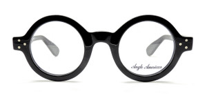 Round Vintage Style Thick Rimmed Anglo American Frames At www.theoldglassesshop.co.uk