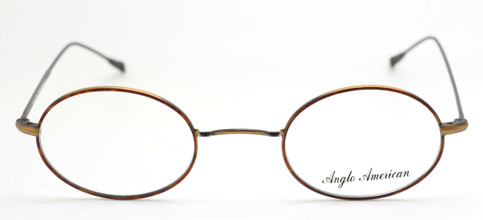 Anglo American 41N MTMC in Antique Gold and Tortoiseshell from www.theoldglassesshop.co.uk