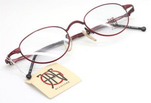 Jean Paul Gaultier 0006 designer frames in red from www.theoldglassesshop.co.uk