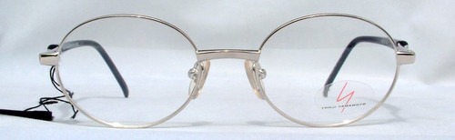 Yohji Yamamoto 5202 Oval Shiny Silver Frame