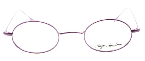Anglo American 41N MPU Purple Oval Glasses from The Old Glasses Shop Ltd