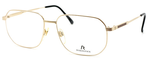 Vintage Rodenstock R24.55 Square Style Pale Gold Eyewear At The Old Glasses Shop