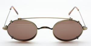 Beuren 1720 Vintage Oval Frame  NOW WITH HAND MADE MATCHING CLIP ON SUNGLASSES At The Old Glasses Shop Ltd