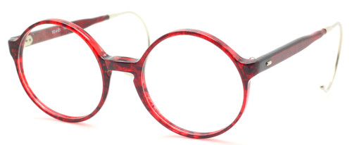 True Round 50mm Beuren Acrylic Frames With Metal Curlsides At The Old Glasses Shop