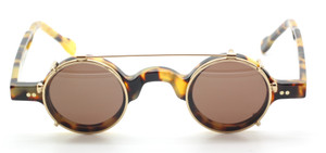 Small Round Hand Made In Holland Preciosa 703 25 With Matching Sun Clip At The Old Glasses Shop Ltd
