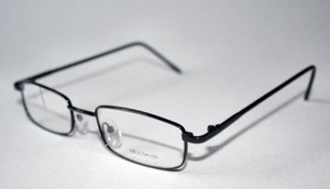 Multipleyes Modern Rectangular Metal Glasses Frames In Black At www.theoldglassesshop.co.uk