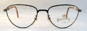 Winchester Soledad Vintage Designer Green Multi Metal Framed Glasses