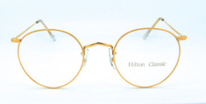 Hilton Panto Shaped 49mm 14kt Rolled Gold Eyewear At The Old Glasses Shop