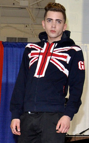 union jack zip hoodie