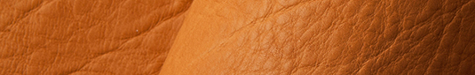 Saddle tan buffalo leather hides and sides
