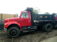 2001 International 4900 Single Axle Dump Truck used for sale