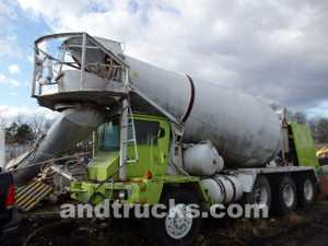 Used skid steer concrete mixer