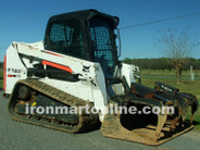 For Sale Bobcat T550 Track Loader Skid Steer w Hydraulic Grapple
