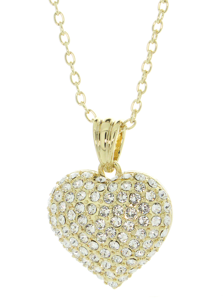gold heart necklace