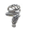 Artune Online Jewelry Sterling Silver 925 Wrapped Dragon Men's Ring